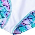 thumbnail image 6 of Esho Girls One-Piece Swimsuit Rashguard Swimwear Kids Long Sleeve Zipper Bathing Suit 2-7T, 6 of 6