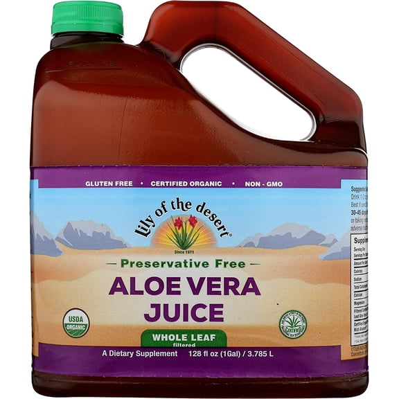 Lily Of The Desert Aloe Vera Gel - Whole Leaf - Filtered - 1 gal