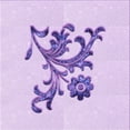 thumbnail image 1 of Ahgly Company Machine Washable Indoor Square Transitional Purple Area Rugs, 6' Square, 1 of 7