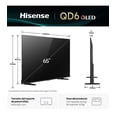 thumbnail image 3 of Hisense Pantalla QLED 4K de 65" 65QD6QV Vidaa U Compatible con Alexa ,Dolby Vision Atmos, Escalado IA a 4K, HDMI, LAN, WiFi. Control de voz. Bluetooth. (2025) FREE HDMI CABLE 4K, 3 of 5