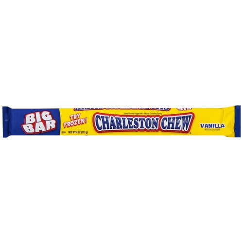 Charlestone Chew Chewy Nougat, with Chocolate, Vanilla, 4 Oz