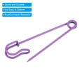 thumbnail image 4 of Uxcell Safety Pins 2.95 Inch Large Metal Sewing Pins Purple 15Pcs, 4 of 5