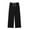 Black, variant on LLYwey Cargo Pants for Women Ladies Early Fall Double Waist Tie Wide Leg Casual Pants with Pockets New Full Length Pants Trousers Regular Fitted Black S