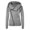 Grey#9527, variant on BOOMNY Women's Long Sleeve Hoodies Solid Pullover Hoodie for Women Trendy Zip Up Casual Fall Winter Hooded Sweatshirts With Pocket