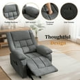 thumbnail image 6 of YSICK Power Lift Recliner Chair for Elderly with Massage and Heat for Living Room,Grey, 6 of 7