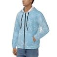 thumbnail image 3 of Kdxio Snowflake Snowing Print Men Hoodies Casual Hoodies for Men with Zip Pockets Full Zip Long Sleeve Sweatshirt Sports Hooded Jacket-Medium, 3 of 5