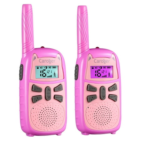 Walkie Talkies for Kids, 22 Channel Two-Way Radio Best for Kids Long Range 3 miles Handheld Outdoor Interphone/Portable Toy Radio Transceiver(2