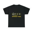 thumbnail image 2 of These Are Difficult Times  Yellow Text Music Lover Gift T-Shirt, 2 of 2