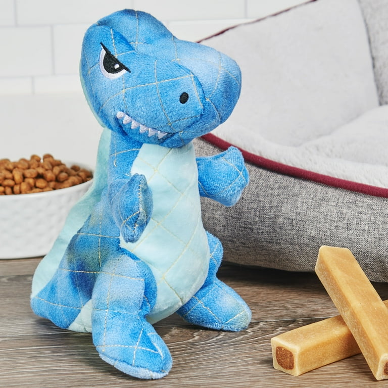 Dog Toy Dinosaur Blue Toy Kong Dynos Blue T-Rex Dog Toy