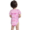 thumbnail image 5 of Daiia Best Mom ever Printed Unisex-Baby Short Sleeve Onesies Bodysuits Baby Climbing Clothes Soft and Comfortable Romper with Expandable Shoulder Design-6 Months, 5 of 8