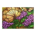 thumbnail image 3 of Stained Glass Butterfly Placemats Set of 6 Coffee Mats, Non Slip Backing 18x12 Inch for Home and Restaurants, 3 of 9