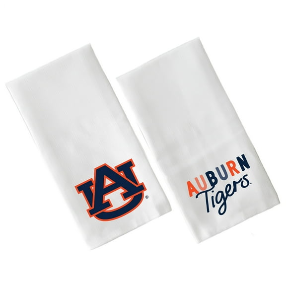 Little Birdie  Auburn Tigers Two-Pack Tea Towel Set