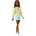 thumbnail image 6 of Barbie Doll with 19-Piece Fashion Pack, Clothes & Accessories for 7 Outfits, Brown Hair, 6 of 7