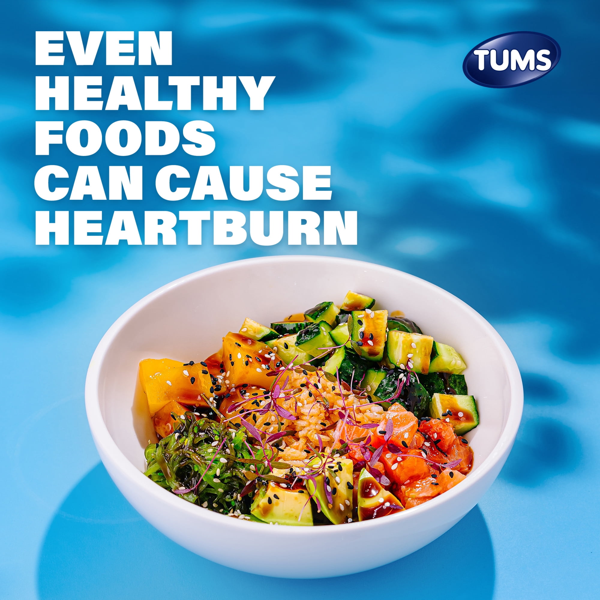 (3 pack) Tums Smoothies Extra Strength Heartburn Relief Chewable Antacid Tablets, Fruit, 140 Count​