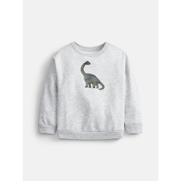 Wonder Nation Baby and Toddler Boys Fleece Graphic Crewneck Sweatshirt, Sizes 6M-5T