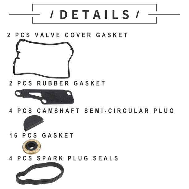 Unique Bargains Valve Cover Gasket No.13272AA094 For Subaru