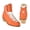 Orange, variant on WIFA Street Deluxe Roller Skate Boots Durable Nubuck Leather Comfortable