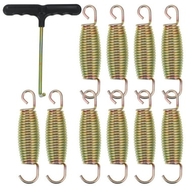 Voiceine 1 Set of Universal Trampoline Springs Practical Galvanized Steel Wire Tension Springs Trampoline Springs