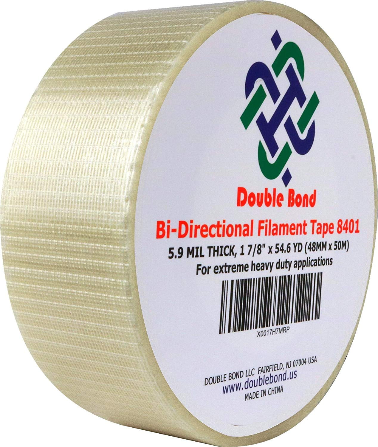 1 Roll 2" x 54.6 yds (48mm x 50m) BiDirectional Fiberglass Reinforced