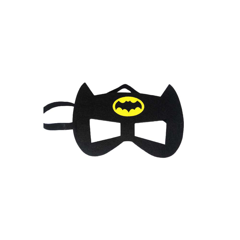 Batman Comic Cartoon Kids Costume Felt Mask by Superheroes Brand ...
