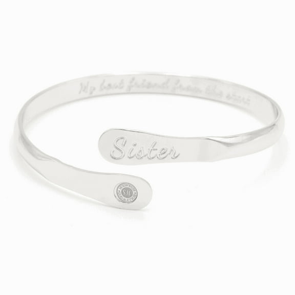 Gold Sister Bracelets, Engraved Bracelets My best friend from the start