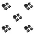 thumbnail image 2 of Guardoinrt 4x Black Prevent Damage With Replacement Hinge Pivots Lining Kit For Doors And Hinges 5Set, 2 of 6