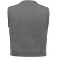 thumbnail image 2 of First Mfg Co - Lowside - Mens Motorcycle Biker Riding Canvas Vest - 5X Large, 2 of 5