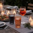 thumbnail image 6 of GoXteam Unbreakable Drinking Glasses Dishwasher Safe Acrylic Glasses Drinkware BPA Free Hard Plastic Cups Reusable Kitchen Water Glasses Drinking Set of 4 (4 Colors, 17oz), 6 of 7