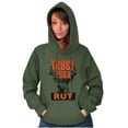 thumbnail image 3 of Hunters Trust Your Rut Deer Buck Hoodie Sweatshirt Women Men Brisco Brands M, 3 of 6