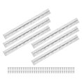 thumbnail image 1 of Uxcell 6-Pack Bisagras Continuas y de Piano Plateadas, 12x1.2x0.04" de Acero Inoxidable con Tornillos para Puertas de Gabinetes, 1 of 1