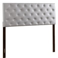 thumbnail image 2 of Light grey panel headboard - Adjustable height for tall mattresses - Bed or wall mounting - Foam filler, 2 of 2
