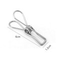 thumbnail image 6 of 20XFixed Clip, Metal Wire Clips Clamps Stainless Steel Washing Line Clothes Pegs Hang Pins, 6 of 9