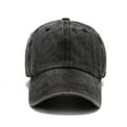 thumbnail image 2 of RYDCOT Vintage Cotton Washed Baseball Caps Unstructured Low Profile Adjustable Distressed Dad Hat for Men Women Black, 2 of 8