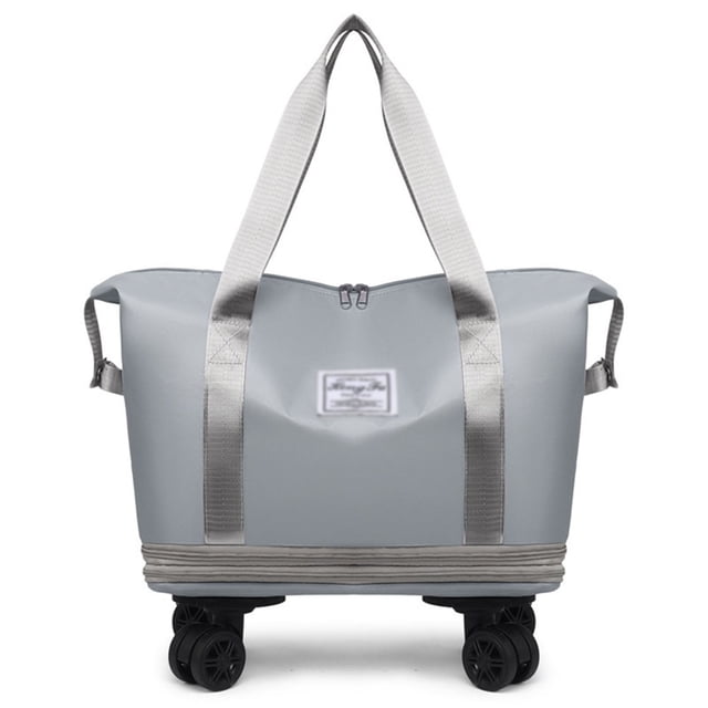 Large Capacity Travel Bag with Wheels, Universal Wheel Removable, Expandable Foldable Duffle Bag