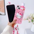 thumbnail image 3 of For Samsung Galaxy S7 Edge S8 S9 S10 S20 S21 S22 S23 Plus Ultra S21FE Note 9 10 20 Hello Kitty Phone Case With Holder Rope Gift Festivals, 3 of 6