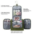 thumbnail image 5 of WANDF Large Toiletry Bag for Men Women,Travel Cosmetic Makeup Bags for Ladies,Handing Shaving Kit Dopp Kit Organizer Bags,Water-Resistant Shower Bathroom Bag(Dark Green), 5 of 11