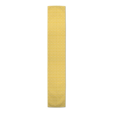 

Creative Products Tile Pattern Yellow 16x90 Poly Twill Table Runner