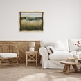thumbnail image 2 of Stupell Industries Abstract Grassland Landscape Abstract Painting Gold Floater Framed Art Print Wall Art, 31 x 25, 2 of 9