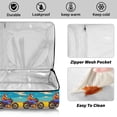 thumbnail image 4 of Iauyy Casserole Carrier for Hot Food Insulated Casserole Travel Carry Bag with Lid Food Warmer Bag for Party/Picnic,Clown Is Riding A Motorcycle, 4 of 7