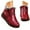 Red, variant on Women's Boots Winter Boots Insulated Warm Lined Comfortable Soft Sole Outdoor Cold Weather Hiking Booties For Ladies