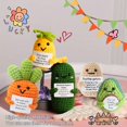 thumbnail image 4 of Positive Potato - Emotional Support Vegetables, Handmade Positive Vegetables with Positive Card, 5Pcs, 4 of 8
