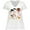 AA-White, variant on Inktastic Astronaut Valentine Outer Space Hearts Women's Plus Size V-Neck T-Shirt