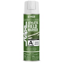 12-Pack of 18 oz Seymour 20-644 White Stripe Water-Based Athletic Field Marker Spray Paint
