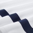 thumbnail image 4 of Funda nórdica 220x240cm Juego de cama de hotel Microfibra lavada Confort y Cremallera metálica suave Hogar con funda de almohada 50x75cm, Azul marino JFHHH pequeña, 4 of 5