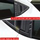 thumbnail image 3 of Cubierta de persiana triangular de la ventana trasera de fibra de carbono para automóvil Moldura para -v Vezel 2021 2022 Ventana lateral, 3 of 3