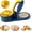 Light Blue, variant on 3 In 1 Dumpling Maker Press Kitchen Empanada Maker Press Baozi Bun Mold Manual Pastry Dumpling Wrapper Machine for Chinese Food, Empanada, Ravioli, Pierogi, Hand Pie (Light Blue)