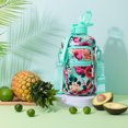 thumbnail image 7 of GEDUX 64oz Water Bottle with Straw & Spout Lid, Protective Sleeve, Handle, Half Gallon Motivational Water Jug, Leakproof BPA-Free Gym Water Bottle with Time Marker, 7 of 7