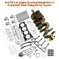 thumbnail image 2 of Kit de reconstrucción de motor 2AZ-FE 2.4L con kit de sincronización de varillas de cigüeñal para Toyota, 2 of 11