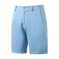 thumbnail image 2 of Hurxie Deals Mens Dress Shorts Sky Blue Lightweight Business Casual Short Pants for Summer 2025 M-3XL, 2 of 3