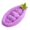 thumbnail image 2 of cat Bed Eggplant Pet, Washable Warm Bed for Travel, Home, Indoor, Patio, Corner, Car Crate, Garden, Camping, Cat shelter, Apartment Use cat gifts for women cat lovers, 2 of 4